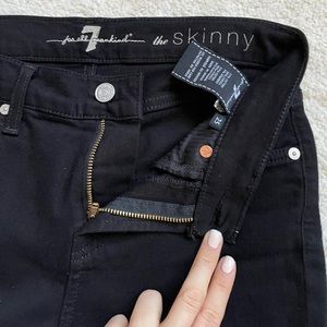 Black 7 for all mankind skinny Jean